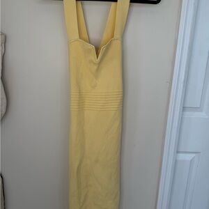 Elegant Yellow Dress